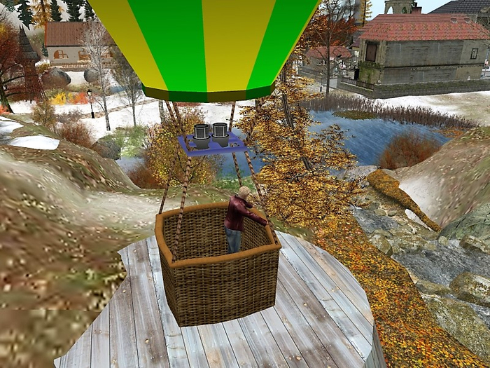 Balloon freely steerable with automatic REZ-BOX