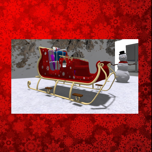 Santa's sleigh (Valentine's Day promo)