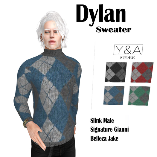 :Y&A Store: Dylan Sweater-(Add toUnpack)