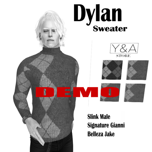 :Y&A Store: Dylan Sweater-- DEMO (Add to Unpack)
