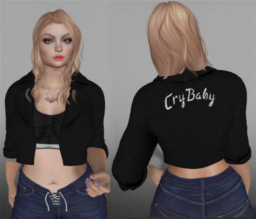 Cry baby girl jacket