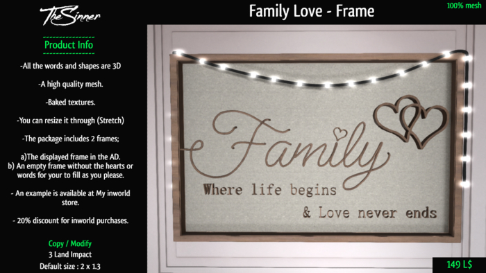 Family Love - Frame
