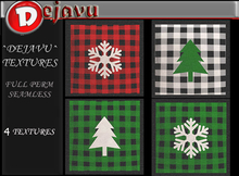 PROMO ^Dejavu^ Full Perm Christmas Pillow Texture 22