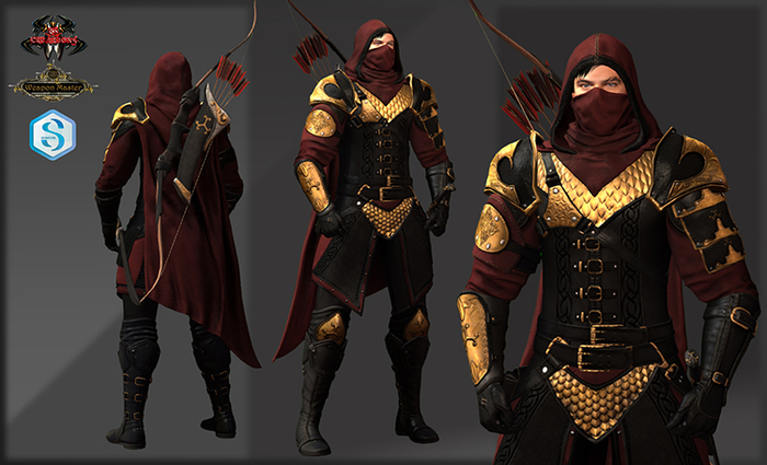 TSC Battle Archer RED (Signature Gianni BENTO)