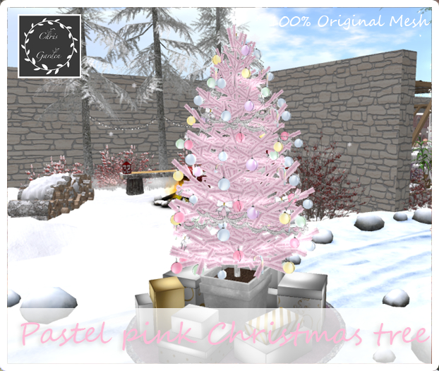 Pastel Christmas tree Pink