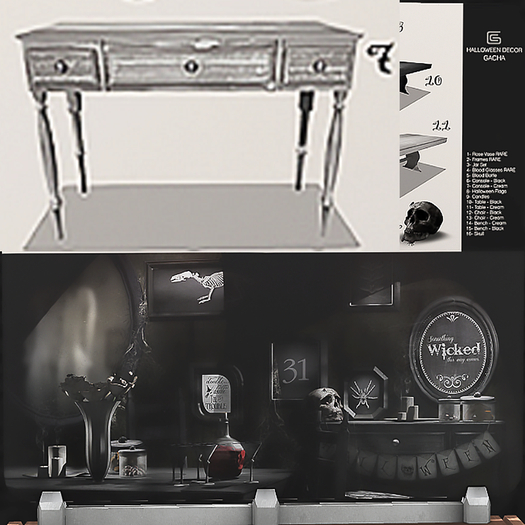 GizzA - Halloween Decor / Console - Cream [7]