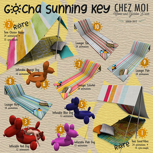 Sunning Tent Good Vibes (PG) * CHEZ MOI RARE