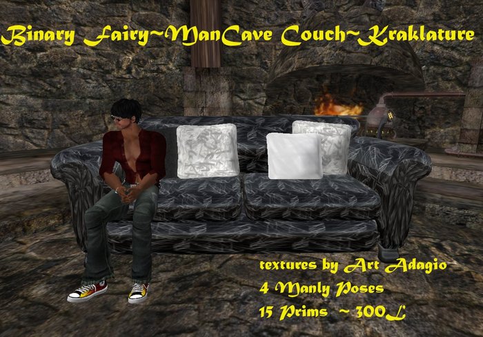 Binary Fairy~ ManCave Couch ~ Kraklature