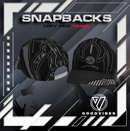 GVO - STAY CONNECTED CURVED GRAY LIMITED SNAPBACK HAT