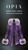 OPIA Bianca Jacket Purple Leopard