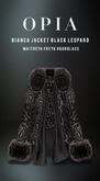 OPIA Bianca Jacket Black Leopard