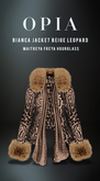 OPIA Bianca Jacket Beige Leopard