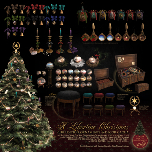 10 ~Libertine~ Ornaments Empty Chest 2018 [BOX]