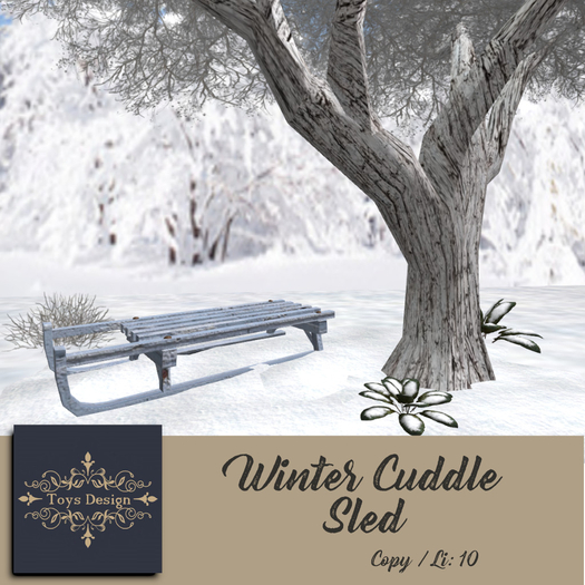Toys Design - Winter Cuddle Sled (box)
