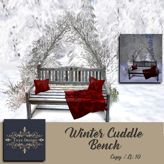 Toys Design - Winter Cuddle Bench (box)
