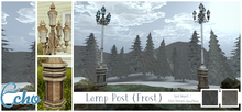 Echo - Victoria Park - Lamp Post - Frost - Style 6