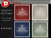 ^Dejavu^ Full Perm Christmas Pillow Texture 23