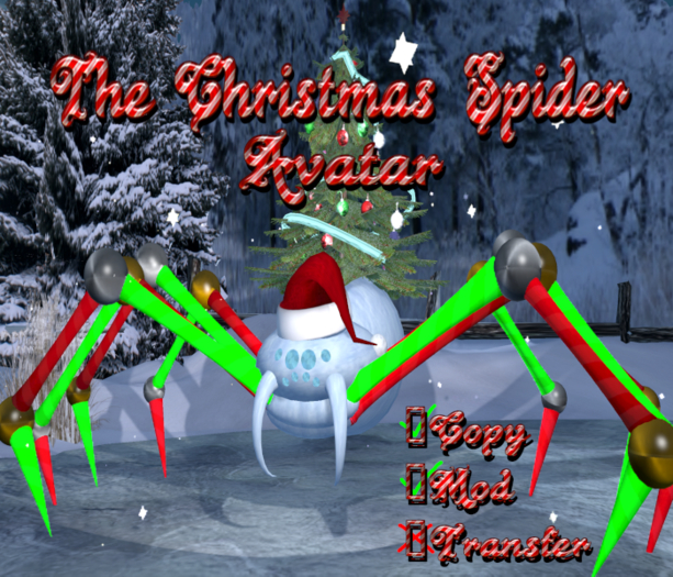 Christmas Spider Avatar