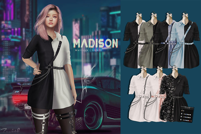 =Zenith=Madison Shirt Dress (ALL) Maitreya/Legacy