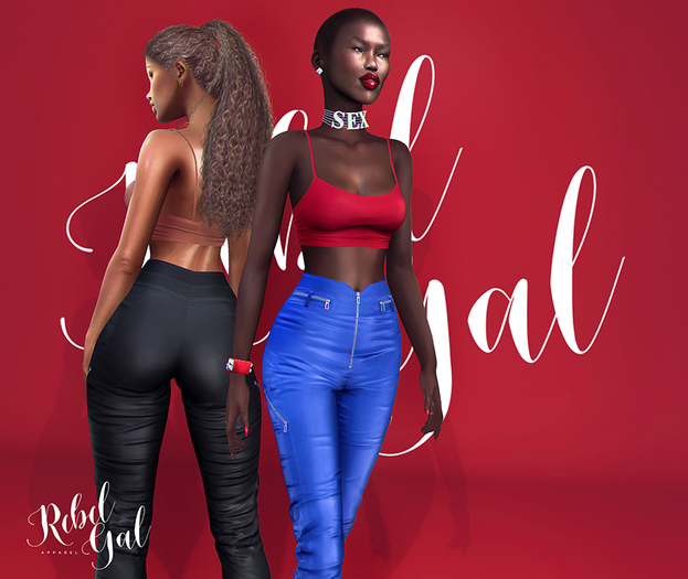 Rebel Gal - Vegas Go To Top - FATPACK