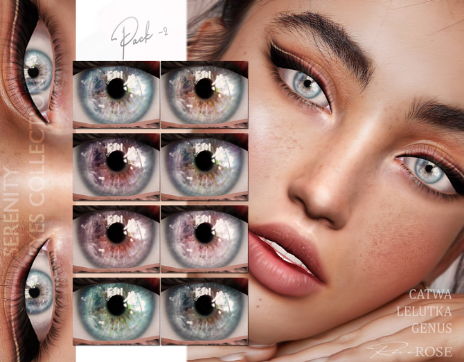 Reve Rose - Serenity Eyes Pack-2 *Catwa*