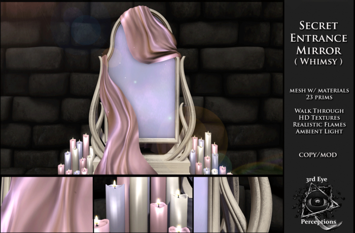 Hidden Entrance Mirror ( Whimsy )