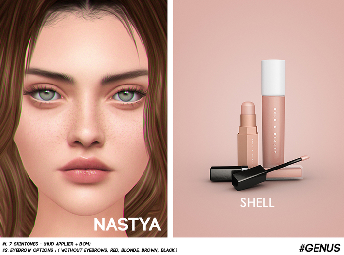 Bold & Beauty :: Nastya (Genus App) - Shell. 
