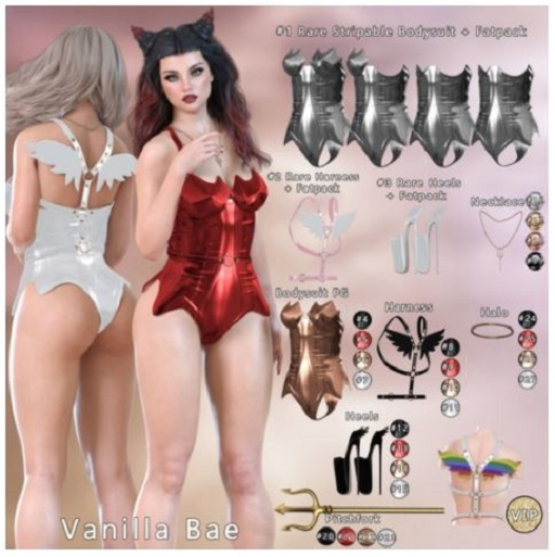 25. Vanilla Bae: Akasha Halo - Red 