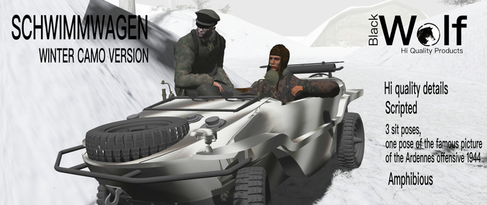 SCHWIMMWAGEN WINTER CAMO