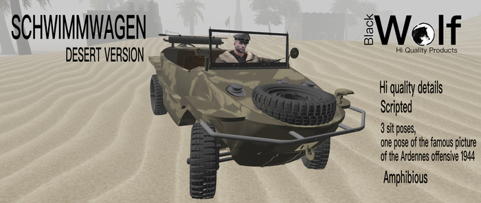 SCHWIMMWAGEN DESERT CAMO