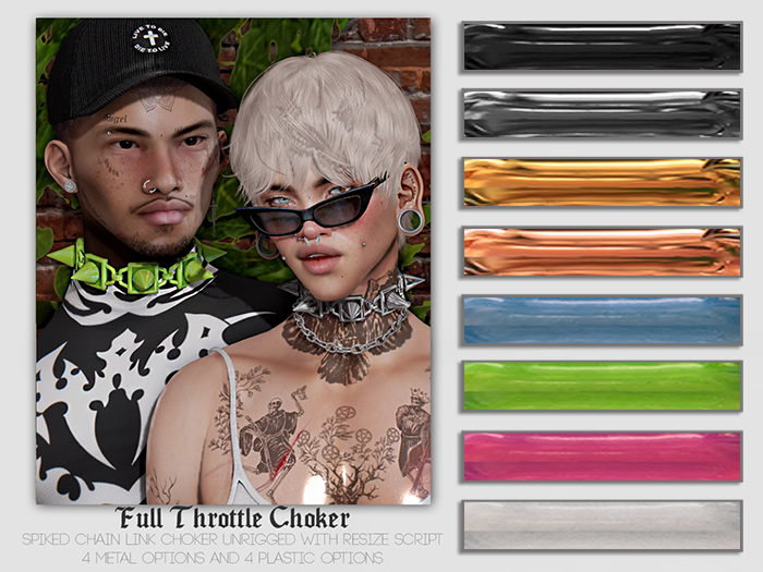 Eden - Full Throttle - Choker / Silver