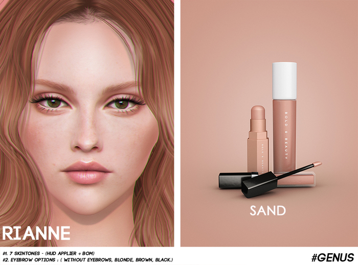 Bold & Beauty :: Rianne (Genus App) - Sand. 