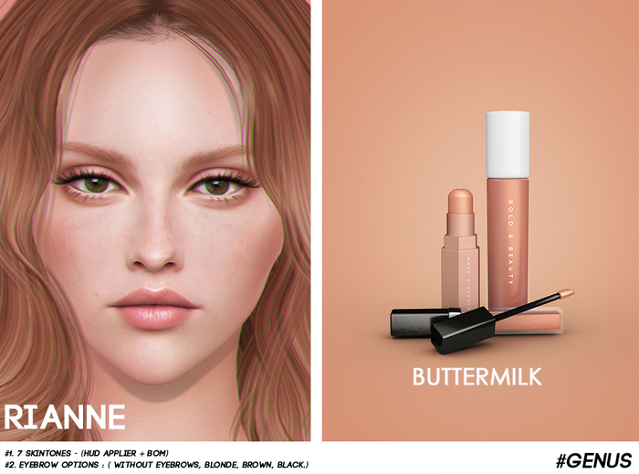 Bold & Beauty :: Rianne (Genus App) - Buttermilk.