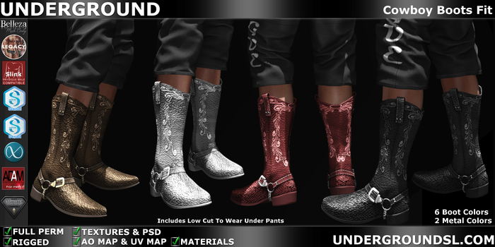 (UG) - Cowboy Boots Fit