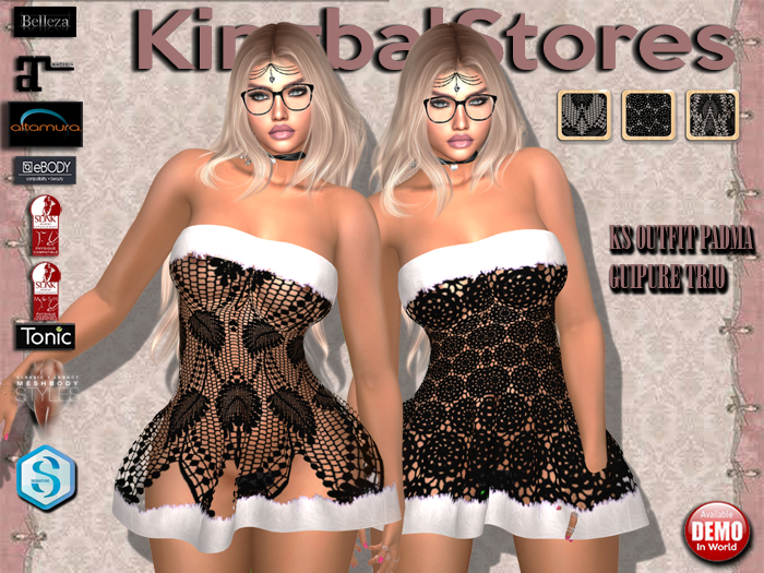 KS OUTFIT PADME DRESS GUIPURE FAT-PACK