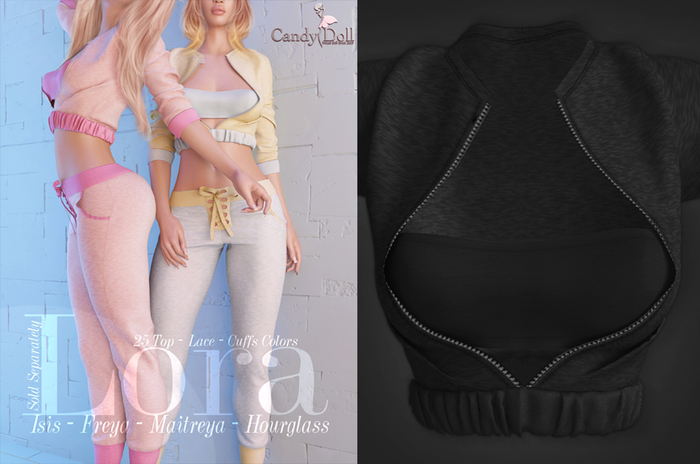 _CandyDoll_ Lora Jacket Black