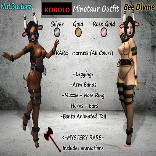 {NB/BD} Maitreya Minotaur Arm Bands SILVER (Boxed)