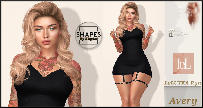 Shapes by Kittykat - Avery For Lelutka Ryn