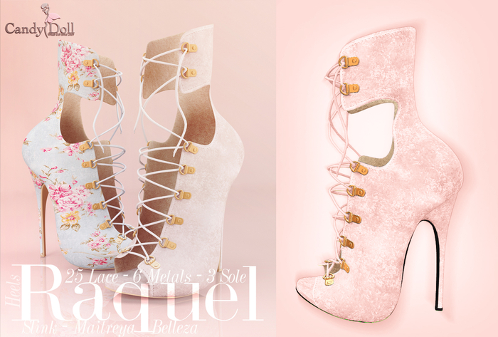 CandyDoll_ Raquel Heels Peach