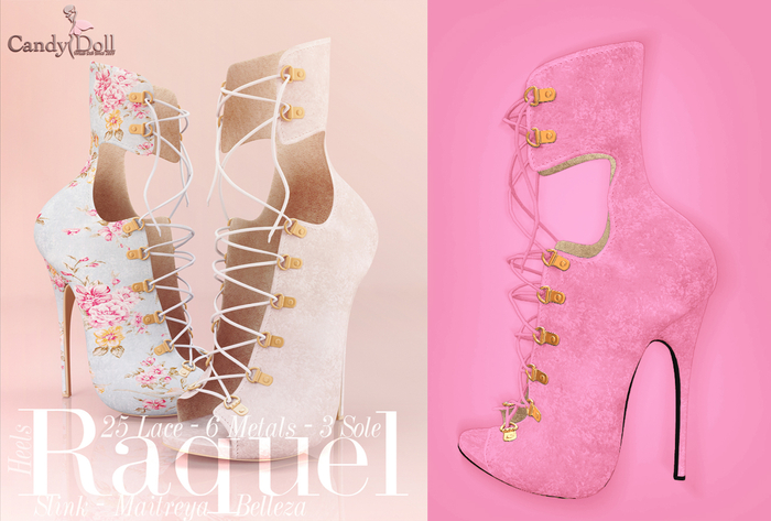 CandyDoll_ Raquel Heels Pink