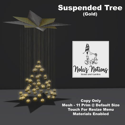 Suspended Tree (Gold)