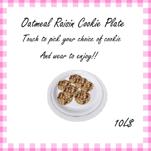*Cuppy*Cakes* Oatmeal Raisin Cookie Plate
