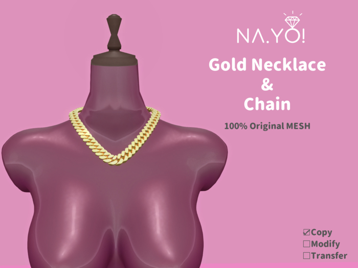 NA.YO! - Gold Necklace Chain(M)