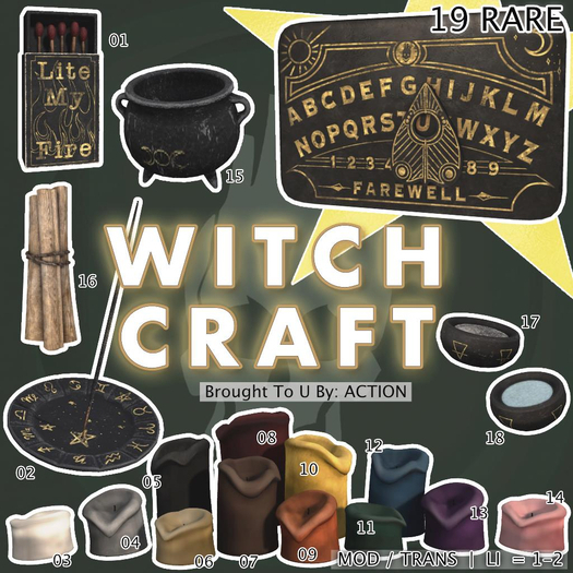 07 Action Witchcraft - Intent Candles Grounding
