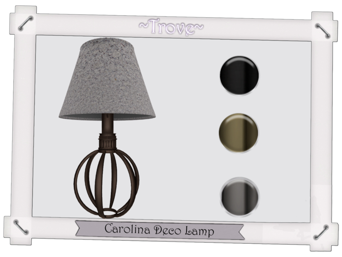 ~Trove~ Carolina deco lamp