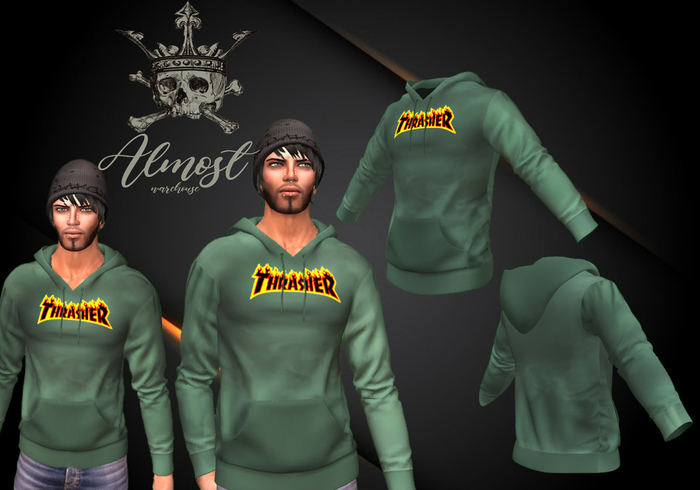 <Almost> Trasher Hoodie *MESH*