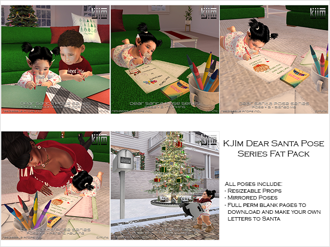 KJim: Dear Santa Pose Fat Pack