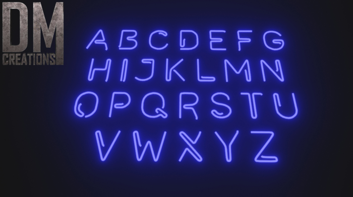 Neon Letters Full Perm Mesh