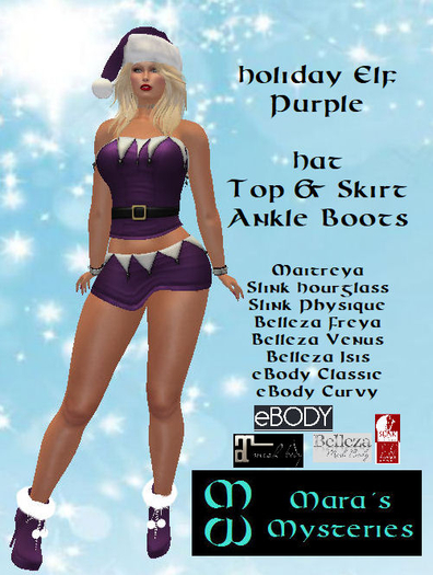 *MM* Holiday Elf Set - Purple
