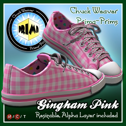 R(S)W Chucks - Gingham Pink
